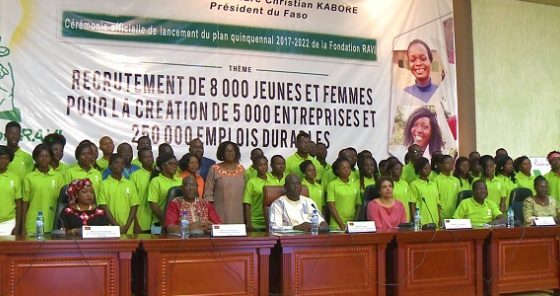 Burkina Faso : une fondation locale veut créer 250 000 emplois en cinq ans