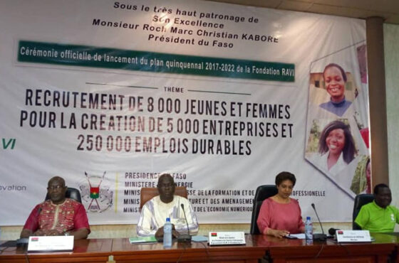 La Fondation RAVI lance officiellement son plan quinquennal 2017-2022, ce jeudi 7 juin 2018 à Ouagadougou