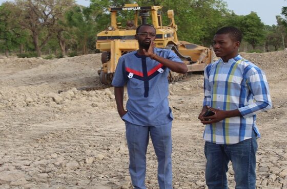 FONDATION RAVI : Le Président de la Fondation satisfait de l’évolution du chantier du projet PT3D3I-5A mise en œuvre à Kokologo dans la province du Boulkiemdé.