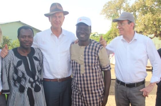 Le PDG de SunFarming séduit par la vision de la Fondation RAVI